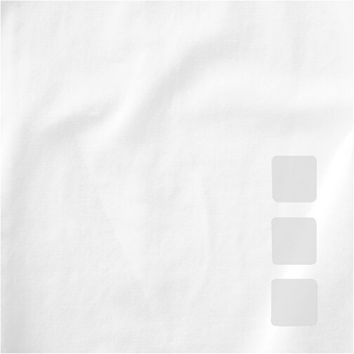 Ponoka Langarmshirt Für Herren , Green Concept, weiß, Single jersey Strick 95% Bio Baumwolle, 5% Elastan, 200 g/m2, XL, , Bild 4
