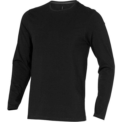 Ponoka Langarmshirt Für Herren , Green Concept, schwarz, Single jersey Strick 95% Bio Baumwolle, 5% Elastan, 200 g/m2, XXXL, , Bild 1