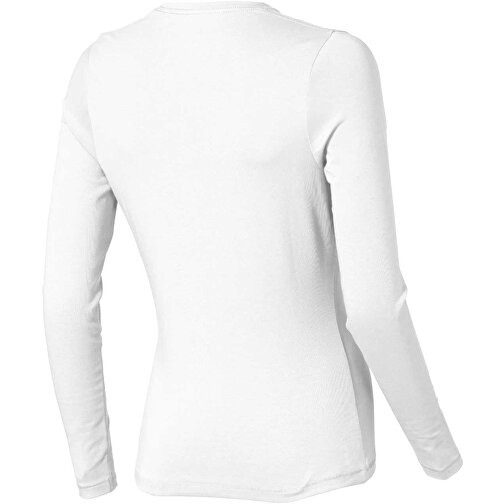 Ponoka Langarmshirt Für Damen , Green Concept, weiß, Single jersey Strick 95% GOTS zertifizierte Bio Baumwolle, 5% Elastan, 200 g/m2, S, , Bild 2