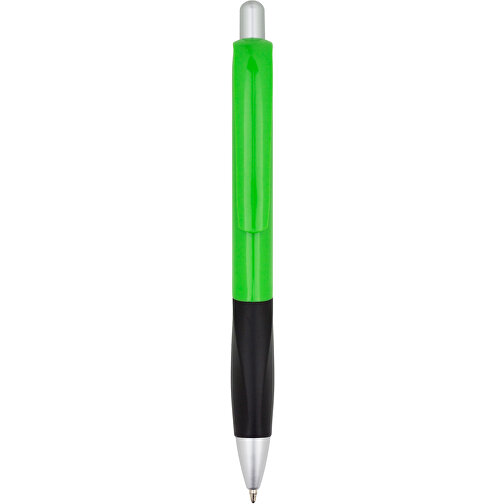 Kugelschreiber Muscle , Promo Effects, grün / schwarz, Kunststoff, 14,10cm (Länge), Bild 3