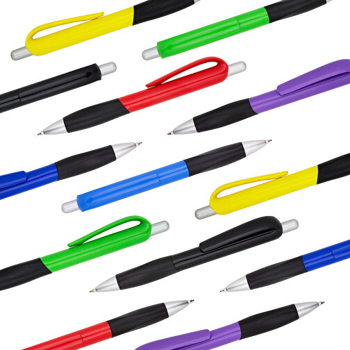 Kugelschreiber Muscle , Promo Effects, lila / schwarz, Kunststoff, 14,10cm (Länge), Bild 7
