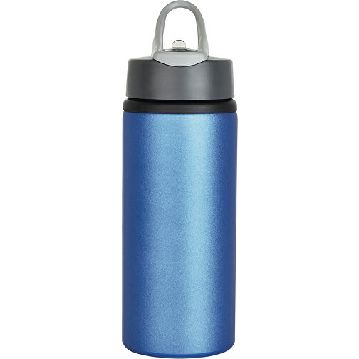 Aluminium Sportflasche, Blau , blau, Aluminium, 22,30cm (Höhe), Bild 3