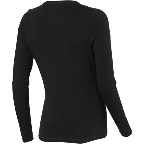 Ponoka Langarmshirt Für Damen , Green Concept, schwarz, Single jersey Strick 95% Bio Baumwolle, 5% Elastan, 200 g/m2, XXL, , Bild 6