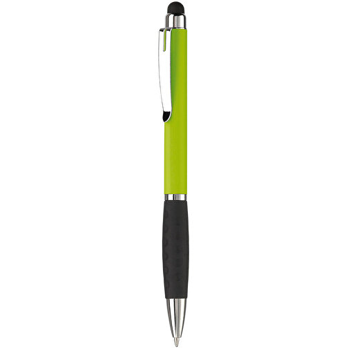 Kugelschreiber Mercurius Mit Touch , hellgrün, ABS & Metall, 13,70cm (Länge), Bild 1