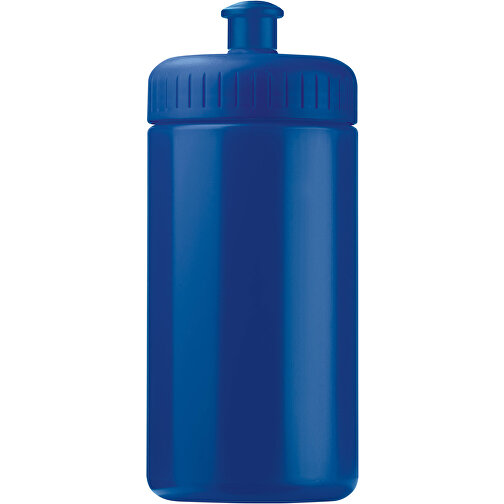 Sportflasche Classic 500ml , dunkelblau, LDPE & PP, 17,80cm (Höhe), Bild 1