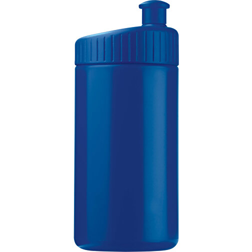 Sportflasche Design 500ml , dunkelblau, LDPE & PP, 17,80cm (Höhe), Bild 1