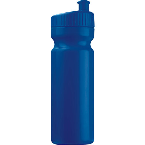 Sportflasche Design 750ml , dunkelblau, LDPE & PP, 24,80cm (Höhe), Bild 1