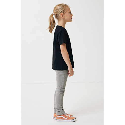 Iqoniq Koli Kids T-Shirt Aus Recycelter Baumwolle , schwarz, 30% recycelte und 70% biologische Baumwolle, 11-12, 60,00cm x 0,50cm (Länge x Höhe), Bild 9