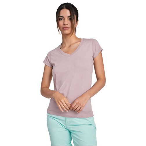 Victoria T-Shirt Mit V-Ausschnitt Für Damen , rossette, Single jersey Strick 100% Baumwolle, 155 g/m2, XL, , Bild 4