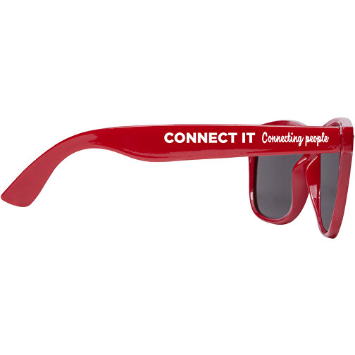 Sun Ray Recycelte Sonnenbrille , rot, Recycelter Kunststoff, 14,50cm x 49,50cm (Länge x Breite), Bild 2