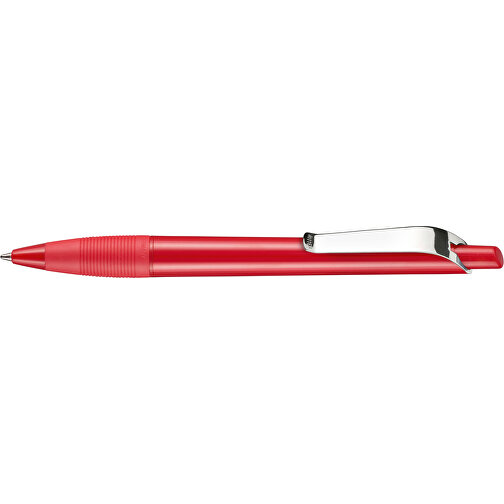 Kugelschreiber Bond Shiny , Ritter-Pen, signalrot, ABS u. Metall, 14,30cm (Länge), Bild 3