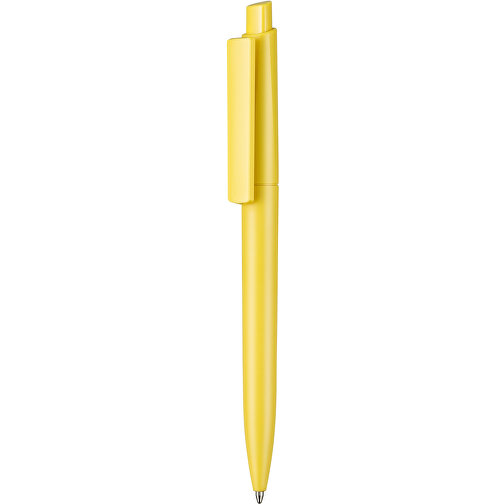 Kugelschreiber Crest , Ritter-Pen, zitronen-gelb, ABS-Kunststoff, 14,90cm (Länge), Bild 1