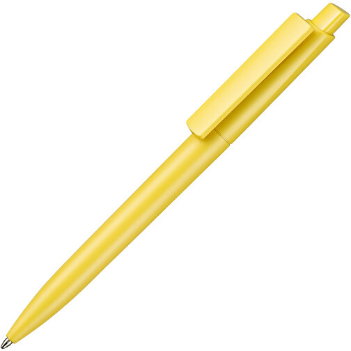 Kugelschreiber Crest , Ritter-Pen, zitronen-gelb, ABS-Kunststoff, 14,90cm (Länge), Bild 2