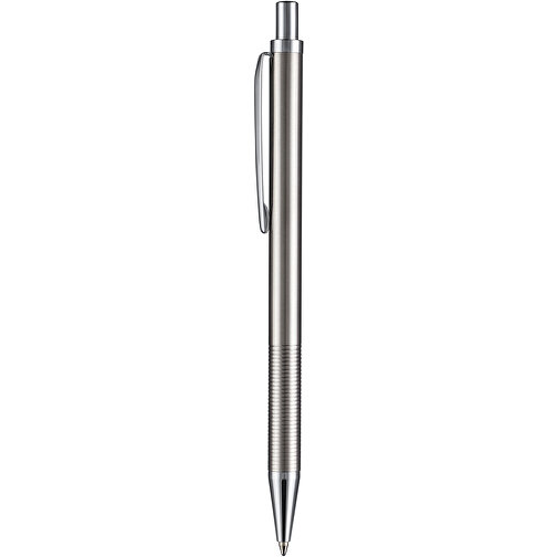 Kugelschreiber STEEL , Ritter-Pen, silber, Metall, 13,80cm (Länge), Bild 1