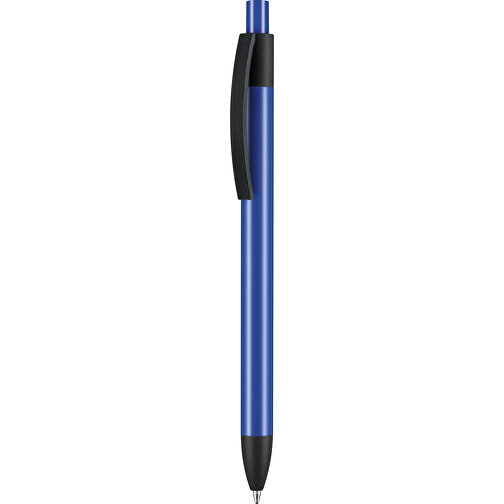 Kugelschreiber CAPRI GRAU , Ritter-Pen, blau, Aluminium, 14,00cm (Länge), Bild 1