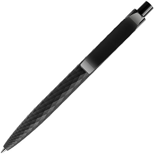 Prodir QS01 PMP Push Kugelschreiber , Prodir, schwarz, Kunststoff, 14,10cm x 1,60cm (Länge x Breite), Bild 4