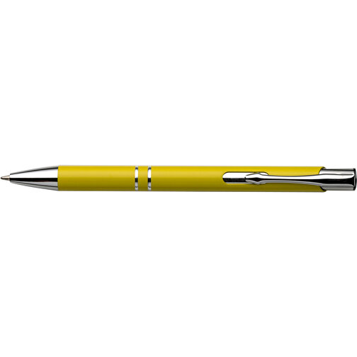 Kugelschreiber Aus Aluminium Albacete , gelb, ABS, Aluminium, Plastik, Stahl, , Bild 3