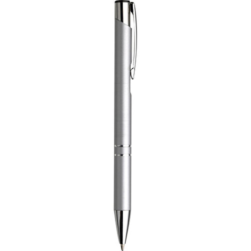 Kugelschreiber Aus Aluminium Albacete , silber, ABS, Aluminium, Plastik, Stahl, , Bild 1
