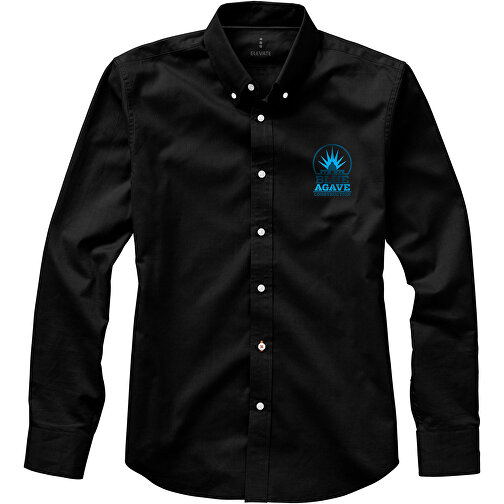 Vaillant Langärmliges Hemd , schwarz, Oxford-Gewebe 100% Baumwolle, 142 g/m2, XXL, , Bild 2