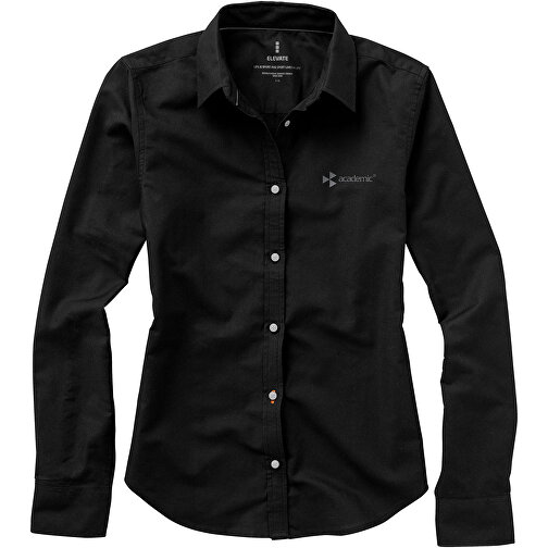 Vaillant Langärmlige Bluse , schwarz, Oxford-Gewebe 100% Baumwolle, 142 g/m2, XL, , Bild 2