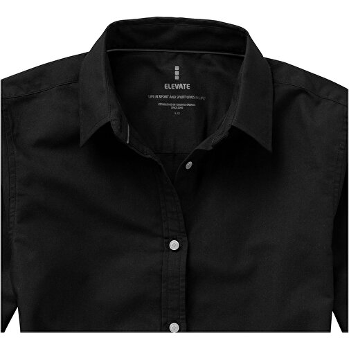 Vaillant Langärmlige Bluse , schwarz, Oxford-Gewebe 100% Baumwolle, 142 g/m2, XL, , Bild 3