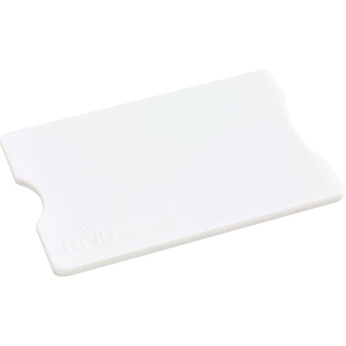 Kreditkartenhülle PROTECTOR , weiß, Kunststoff, 9,00cm x 0,40cm x 6,00cm (Länge x Höhe x Breite), Bild 1