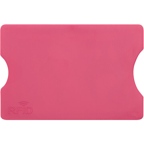 Kreditkartenhülle PROTECTOR , magenta, Kunststoff, 9,00cm x 0,40cm x 6,00cm (Länge x Höhe x Breite), Bild 2