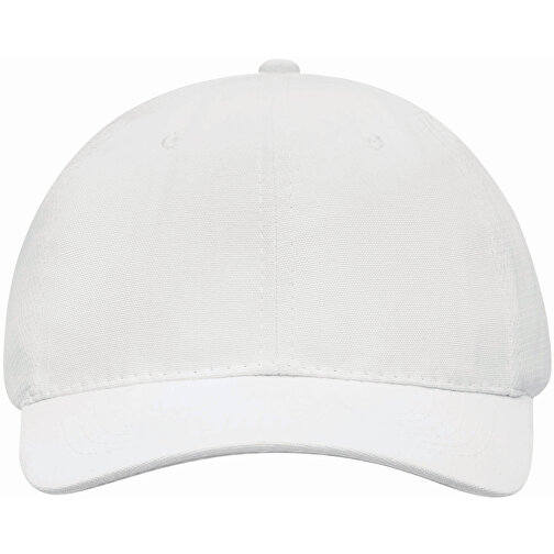 6-Panel-Cap PITCHER , weiß, 100% Polyester, 230 g/m², 1,00cm (Länge), Bild 3