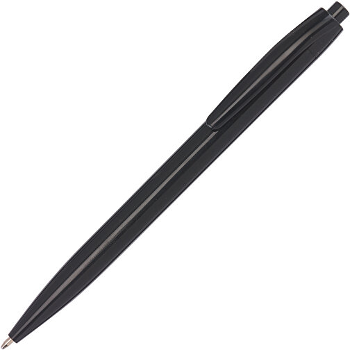 Kugelschreiber PLAIN , schwarz, Kunststoff, 13,80cm (Länge), Bild 2