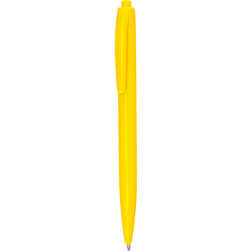 Kugelschreiber PLAIN , gelb, Kunststoff, 13,80cm (Länge), Bild 1