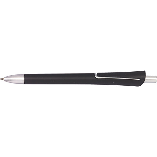 Kugelschreiber OREGON , schwarz, Kunststoff, 14,20cm (Länge), Bild 3