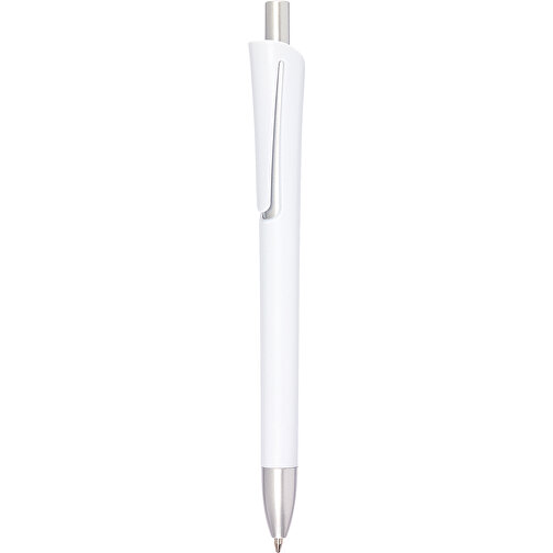 Kugelschreiber OREGON , weiss, Kunststoff, 14,20cm (Länge), Bild 1