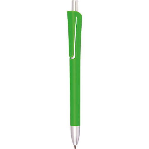 Kugelschreiber OREGON , grün, Kunststoff, 14,20cm (Länge), Bild 1