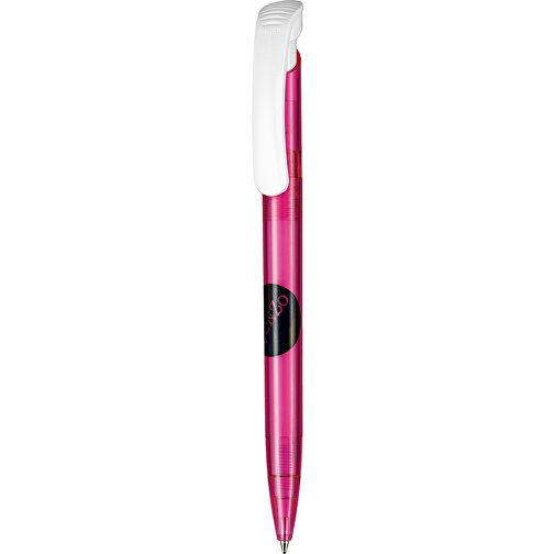 Kugelschreiber Clear Transparent S , Ritter-Pen, magenta, ABS-Kunststoff, 14,80cm (Länge), Bild 1
