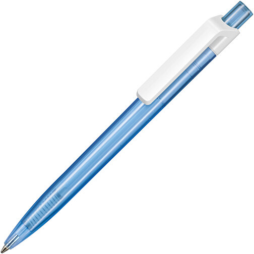 Kugelschreiber Insider Transparent S , Ritter-Pen, karibikblau, ABS-Kunststoff, 14,20cm (Länge), Bild 2