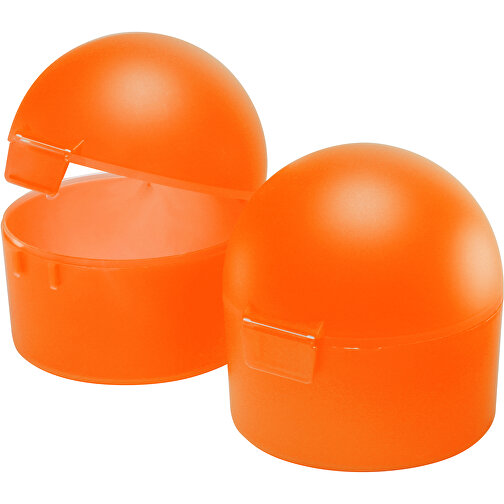 Obstdose , gefrostet orange, PP, 9,50cm (Höhe), Bild 1