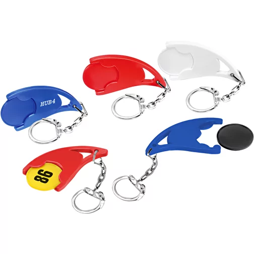Porte-clés jeton1 €, Image 2