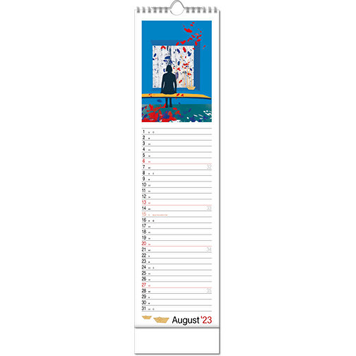 Bildkalender 'Hyggelig' , Papier, 52,50cm x 13,00cm (Höhe x Breite), Bild 9
