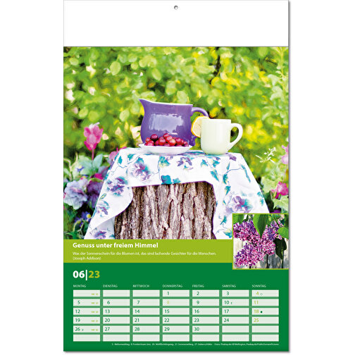 Calendario 'Landlaune' nel formato 24 x 37,5 cm, con pagine piegate, Immagine 7