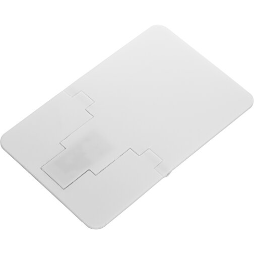 USB-Stick CARD Snap 2.0 32GB , Promo Effects MB , weiss MB , 32 GB , Kunststoff MB , 3 - 10 MB/s MB , 8,85cm x 0,25cm x 5,55cm (Länge x Höhe x Breite), Bild 2