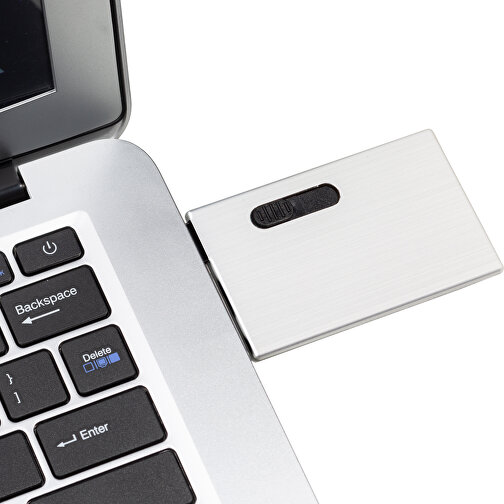 USB-Stick ALUCARD 2.0 4GB , Promo Effects MB , weiß MB , 4 GB , Aluminium MB , 3 - 10 MB/s MB , 7,50cm x 0,40cm x 4,70cm (Länge x Höhe x Breite), Bild 4
