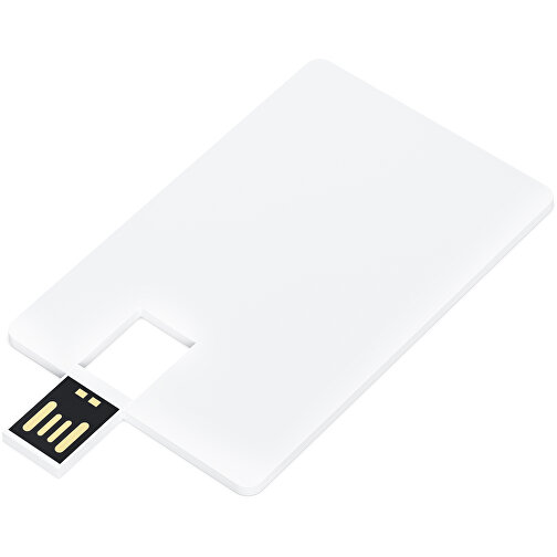 USB Stick CARD Swivel 2.0 8GB , Promo Effects MB , weiß MB , 8 GB , Aluminium MB , 3 - 10 MB/s MB , 8,45cm x 0,25cm x 52,50cm (Länge x Höhe x Breite), Bild 4