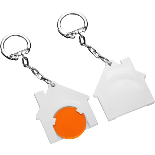 Porte-clés jeton1 € 'Maison', Image 1
