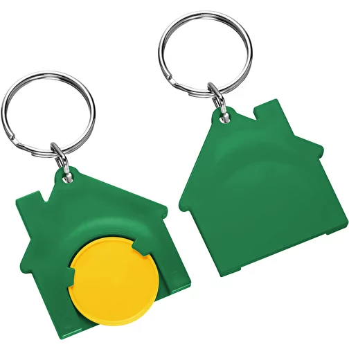 Porte-clés jeton1 € 'Maison', Image 1