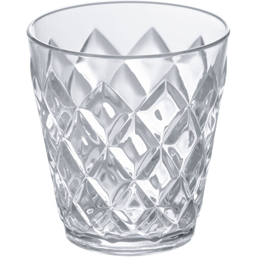 CRYSTAL S Glas 250ml , Koziol, crystal clear, Koziol Thermoplastic, 8,40cm x 9,00cm x 8,40cm (Länge x Höhe x Breite), Bild 1