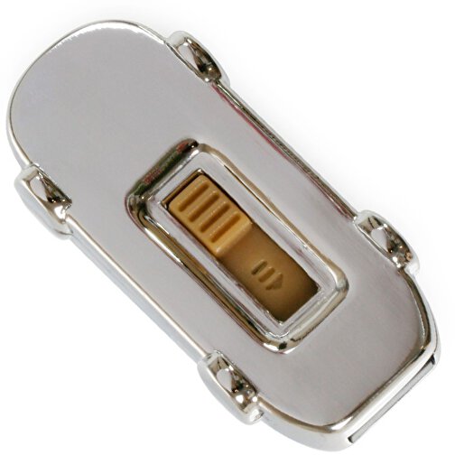 USB-Stick CAR 2GB , Promo Effects MB , silber MB , 2 GB , Zinklegierung MB , 3 - 10 MB/s MB , 5,50cm x 1,70cm x 2,70cm (Länge x Höhe x Breite), Bild 3