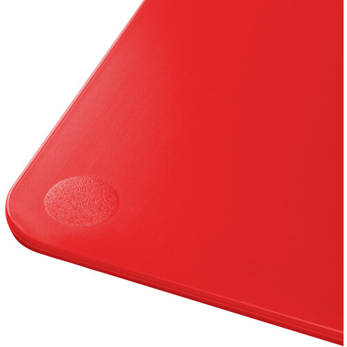 Klemmbrett DIN A4 'Alpha II' , rot, weiss, PS, 34,20cm x 2,10cm x 23,20cm (Länge x Höhe x Breite), Bild 3