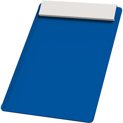 Klemmbrett DIN A4 'Alpha II' , blau, weiss, PS, 34,20cm x 2,10cm x 23,20cm (Länge x Höhe x Breite), Bild 1