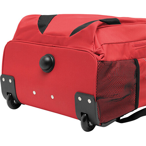 Trolley-Rucksack TRAILER , rot, 600D Polyester, 34,00cm x 28,00cm x 52,00cm (Länge x Höhe x Breite), Bild 6