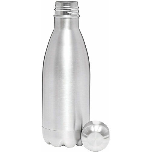 Trinkflasche PARKY , silber, Edelstahl / Kunststoff, 26,50cm (Höhe), Bild 3